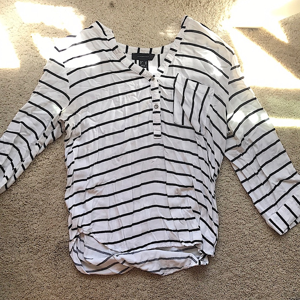 Black and White blouse